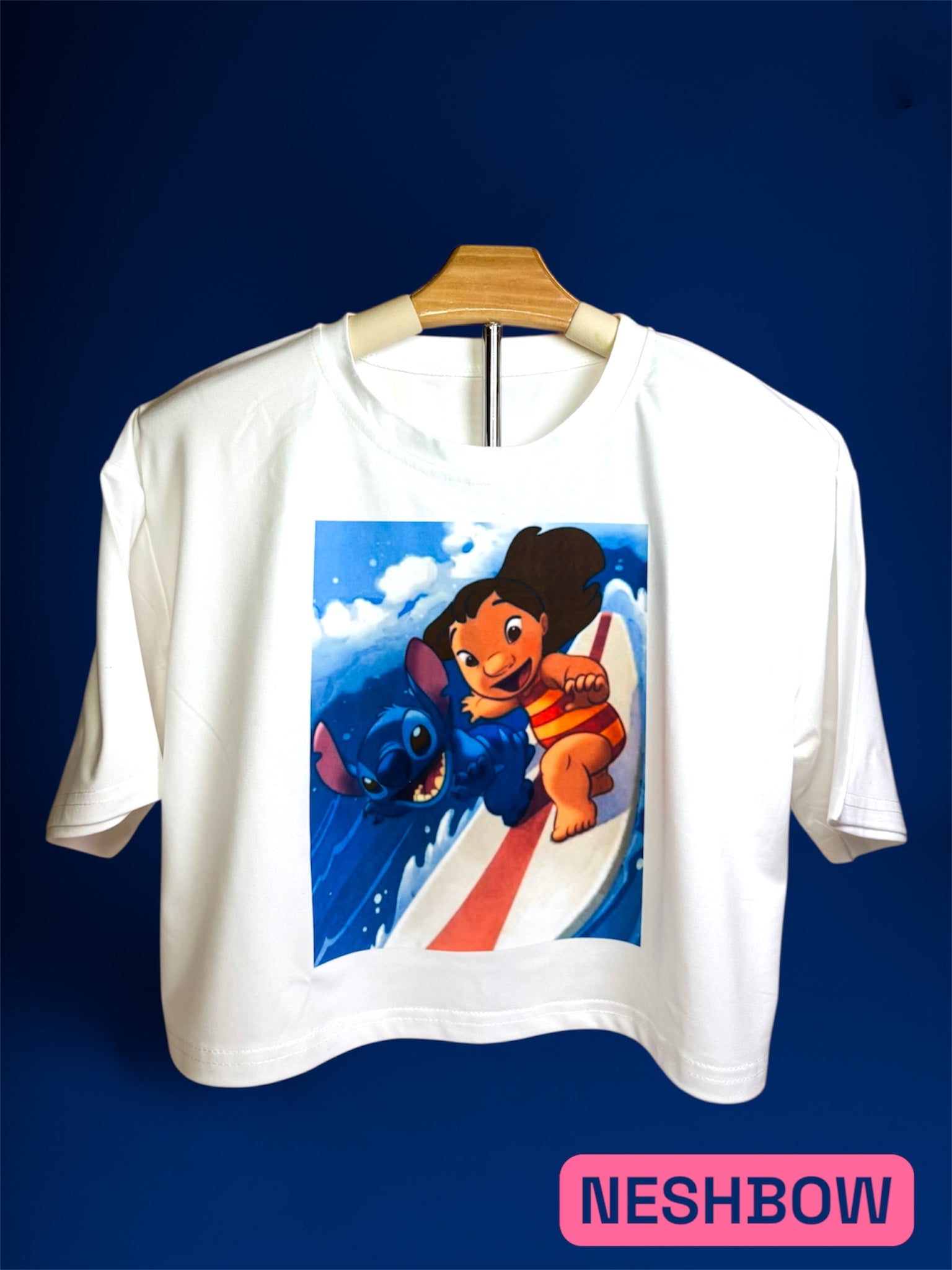 Surf's Up Stitch Crop-Top