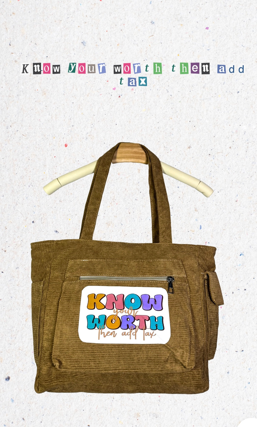 Corduroy Tote Bags