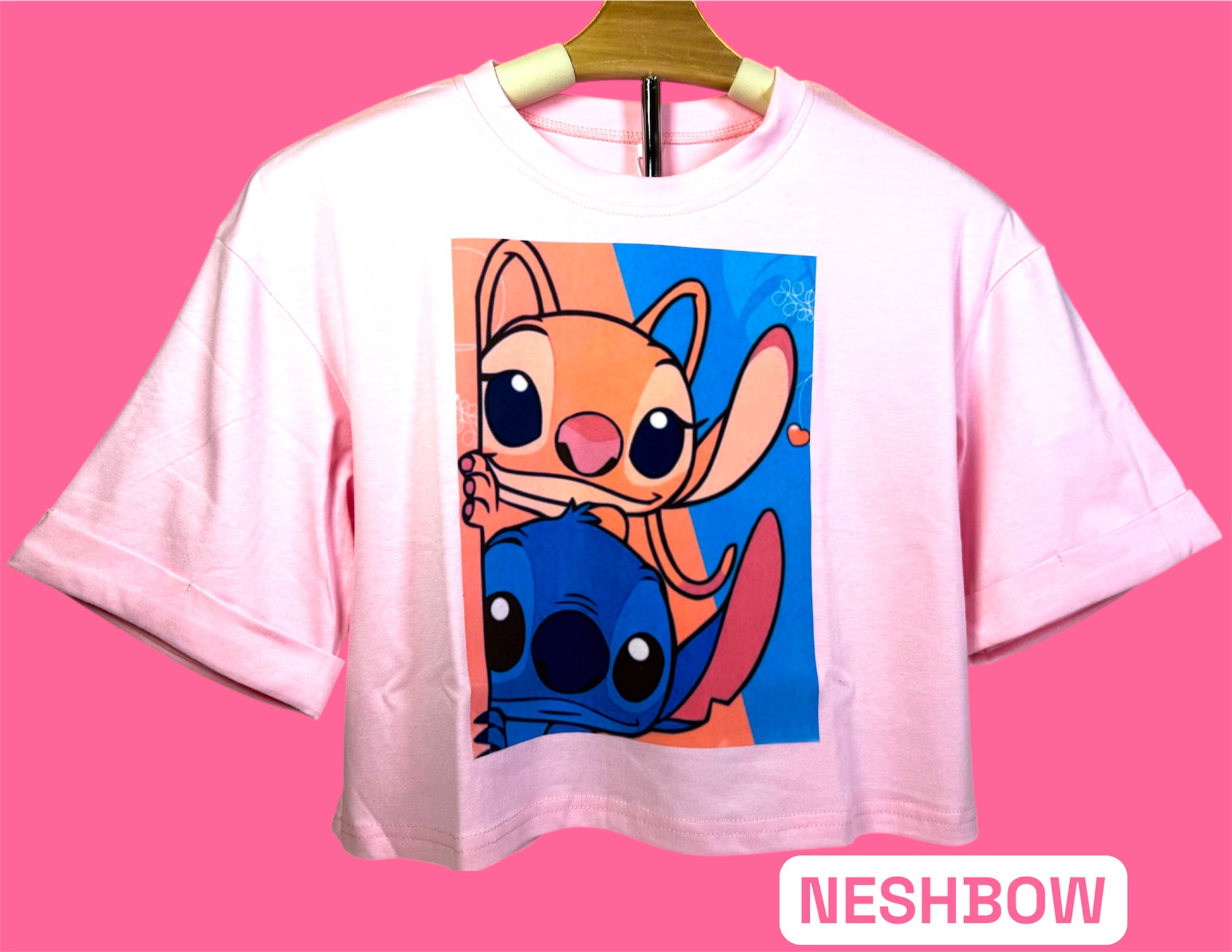 Stitch & Angel Adventure Crop-Top
